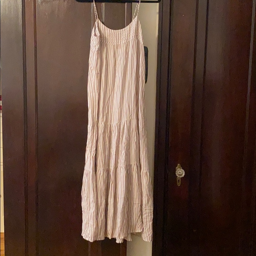 Auguste striped maxi dress